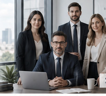 Equipo profesional en oficina